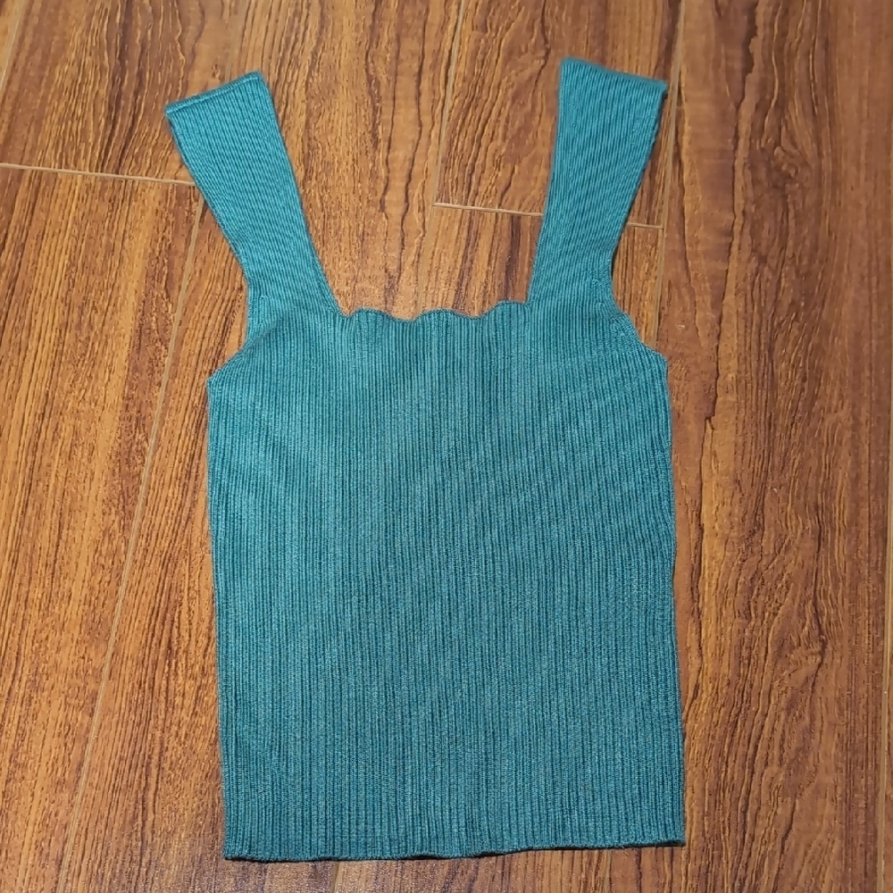 Abercrombie Teal Ribbed Women's Top